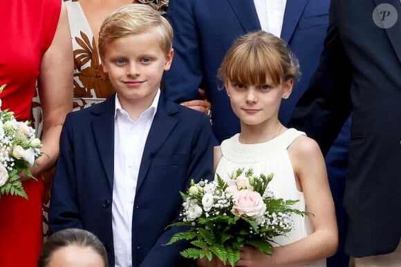 Traditionnel Pique Nique des Monégasques "U Cavagnetu" dans le Parc princesse Antoinette, en présence du prince et de la princesse de Monaco accompagnés par leurs enfants le prince Jacques de Monaco, marquis des Baux, et La princesse Gabriella de Monaco, comtesse de Carladès, à Monaco, le 7 septembre 2024. © Claudia Albuquerque/Bestimage 