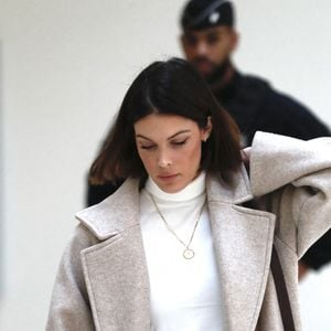 Procès de Bruno Pelat, ex-compagnon d'Iris Mittenaere, jugé en comparution immédiate pour violences conjugales devant le tribunal de Paris, le 6 novembre 2024. Initialement prévu le 27 septembre 2024, le procès a été reporté à la demande de l'ancienne Miss France, désireuse d'être présente à l'audience. Or, elle n'était pas "en capacité psychologique de venir à l'audience" à cette date-là, selon son avocate. © Christophe Clovis / Bestimage