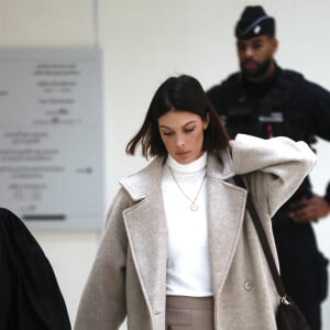 Procès de Bruno Pelat, ex-compagnon d'Iris Mittenaere, jugé en comparution immédiate pour violences conjugales devant le tribunal de Paris, le 6 novembre 2024. Initialement prévu le 27 septembre 2024, le procès a été reporté à la demande de l'ancienne Miss France, désireuse d'être présente à l'audience. Or, elle n'était pas "en capacité psychologique de venir à l'audience" à cette date-là, selon son avocate. © Christophe Clovis / Bestimage