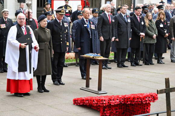 Birgitte van Deurs, duchesse de Gloucester, visite le champ du souvenir, à l'abbaye de Westminster à Londres, Royaume Uni, le 7 novembre 2024. © Cover Images via ZUMA Press/Bestimage 