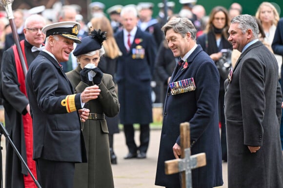 Birgitte van Deurs, duchesse de Gloucester, visite le champ du souvenir, à l'abbaye de Westminster à Londres, Royaume Uni, le 7 novembre 2024. © Cover Images via ZUMA Press/Bestimage 