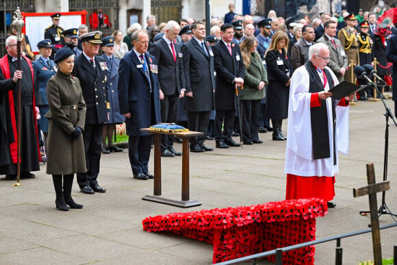 Birgitte van Deurs, duchesse de Gloucester, visite le champ du souvenir, à l'abbaye de Westminster à Londres, Royaume Uni, le 7 novembre 2024. © Cover Images via ZUMA Press/Bestimage 