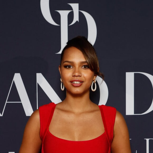 Indira Ampiot (miss France 2023) - Photocall de la soirée de gala "le Grand Dîner" au Palais Bulles à Théoule-sur-mer lors du 77ème Festival International du Film de Cannes le 18 mai 2024. © Christophe Clovis / Bestimage