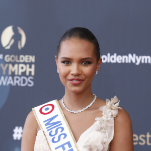 Indira Ampiot, Miss France 2023 - Photocall de la cérémonie de clôture du 62ème festival de télévision de Monte-Carlo le 20 juin 2023. © Denis Guignebourg / Bestimage