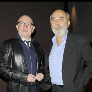 Un mois après la disparition de Michel Blanc, Gérard Jugnot peine encore à évoquer son ami sans émotion.
Michel Blanc et Gerard Jugnot - première du film "Rose & Noir" à l'Elysée Biarritz, Paris