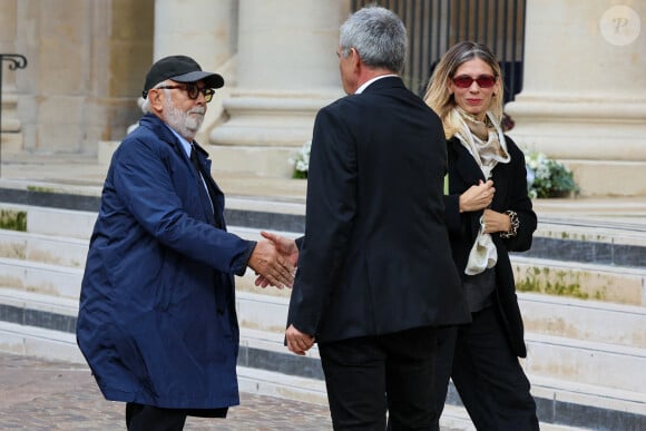 Gérard Jugnot - Obsèques de Michel Blanc en l'église Saint-Eustache à Paris, le 10 octobre 2024. © Moreau / Jacovides / Bestimage