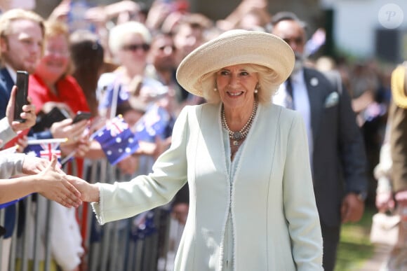 Le roi Charles III d'Angleterre et Camilla Parker Bowles, reine consort d'Angleterre, assistent à une cérémonie à l'église anglicane St. Thomas à Sydney, le 20 octobre 2024. La visite du roi en Australie sera sa première en tant que monarque, et le CHOGM, réunion des chefs de gouvernement du Commonwealth 2024 (21-26 octobre) à Samoa, sera sa première en tant que chef du Commonwealth.