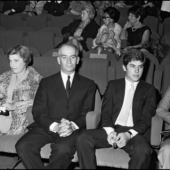 Archives - Louis de Funès avec sa femme Jeanne et leur fils Olivier