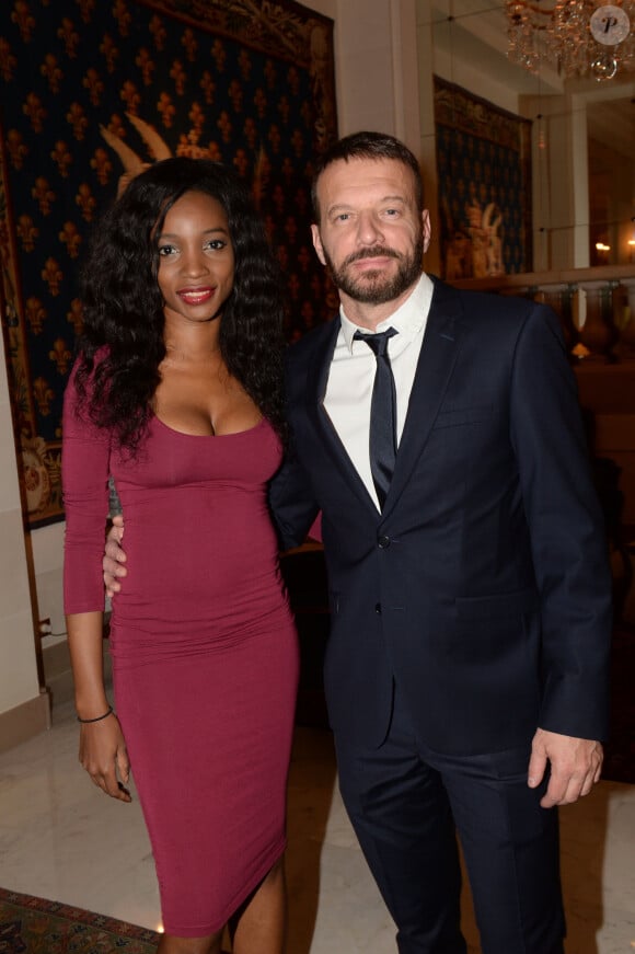 Samuel Le Bihan et son ex-compagne Daniela Beye - Gala de charité annuel de la "Maud Fontenoy Foundation" à l'hôtel Bristol à Paris, le 4 juin 2015.