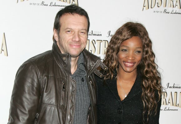 Archives - Samuel Le Bihan et son ex-compagne Daniela Beye - Première du film "Australia" au cinéma Gaumont Marignan à Paris le 3 décembre 2008