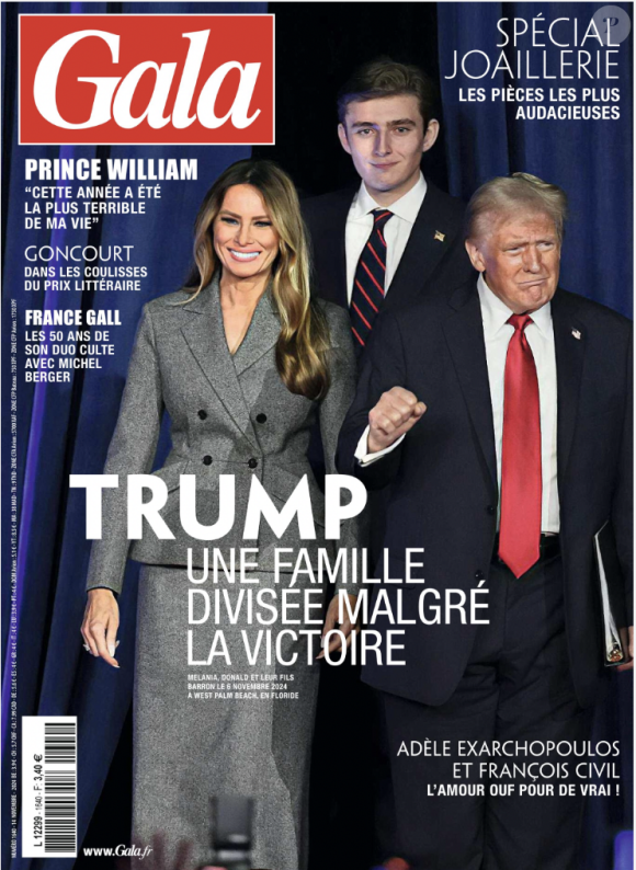 Couverture du magazine Gala - novembre 2024