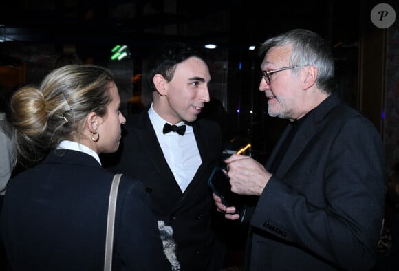 Exclusif - Jordan De Luxe, Laurent Ruquier, Sarah Saldmann - Soirée d'inauguration du bar restaurant "Chichi Paris" au 8 rue de Berry à Paris le 13 novembre 2024. © Rachid Bellak/Bestimage