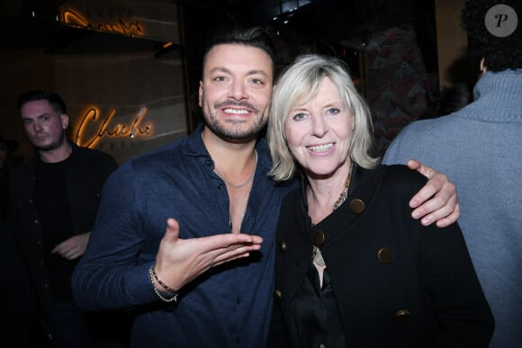 Exclusif - Kev Adams, Chantal Ladesou - Soirée d'inauguration du bar restaurant "Chichi Paris" au 8 rue de Berry à Paris le 13 novembre 2024. © Rachid Bellak/Bestimage