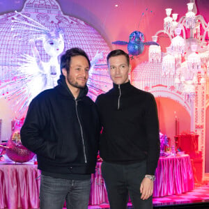 Singer Vianney and fashion designer Kevin Germanier attend ‘Le 130e Noel des Galeries Lafayette’ Christmas decorations inauguration, on November 14, 2024 in Paris, France. Photo by Mireille Ampilhac/ABACAPRESS.COM 