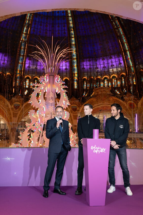 Le chanteur Vianney assiste à l'inauguration des décorations de Noël " Le 130e Noel des Galeries Lafayette ", le 14 novembre 2024 à Paris, France.
Photo par Mireille Ampilhac/ABACAPRESS.COM