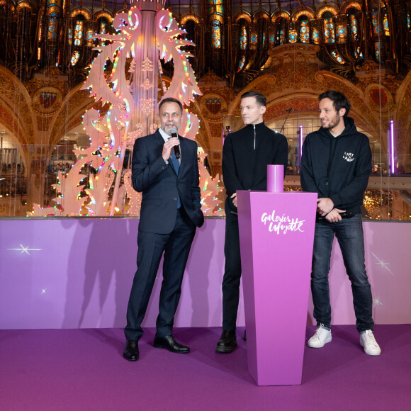 Le chanteur Vianney assiste à l'inauguration des décorations de Noël " Le 130e Noel des Galeries Lafayette ", le 14 novembre 2024 à Paris, France.
Photo par Mireille Ampilhac/ABACAPRESS.COM