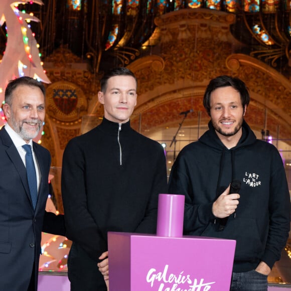 Le chanteur Vianney assiste à l'inauguration des décorations de Noël " Le 130e Noel des Galeries Lafayette ", le 14 novembre 2024 à Paris, France.
Photo par Mireille Ampilhac/ABACAPRESS.COM