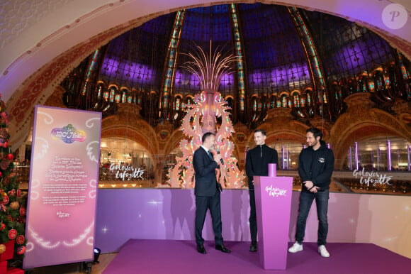 Le chanteur Vianney assiste à l'inauguration des décorations de Noël " Le 130e Noel des Galeries Lafayette ", le 14 novembre 2024 à Paris, France.
Photo par Mireille Ampilhac/ABACAPRESS.COM