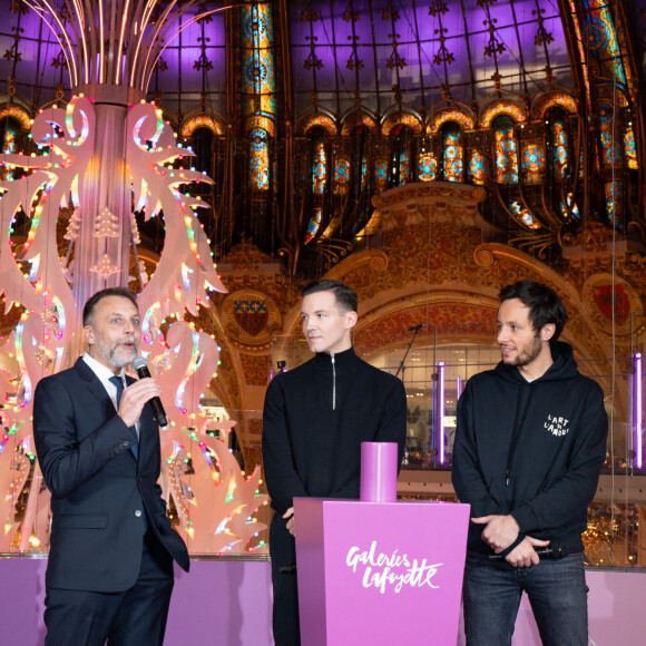 Le chanteur Vianney assiste à l'inauguration des décorations de Noël " Le 130e Noel des Galeries Lafayette ", le 14 novembre 2024 à Paris, France.
Photo par Mireille Ampilhac/ABACAPRESS.COM