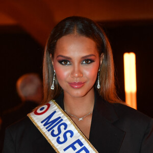 Indira Ampiot, Miss France 2023 - Front Row du défilé Etam Live Show 2023 au Palace à Paris le 26 septembre 2023. © Veeren / Bestimage 