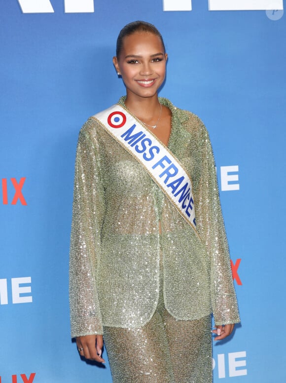 Miss France 2023, Indira Ampiot - Avant-première Netflix de la série "Tapie" à l'UGC Normandie Paris le 11 septembre 2023. © Coadic Guirec/Bestimage