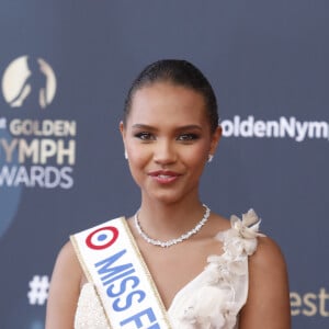 Indira Ampiot, Miss France 2023 - Photocall de la cérémonie de clôture du 62ème festival de télévision de Monte-Carlo le 20 juin 2023. © Denis Guignebourg / Bestimage 