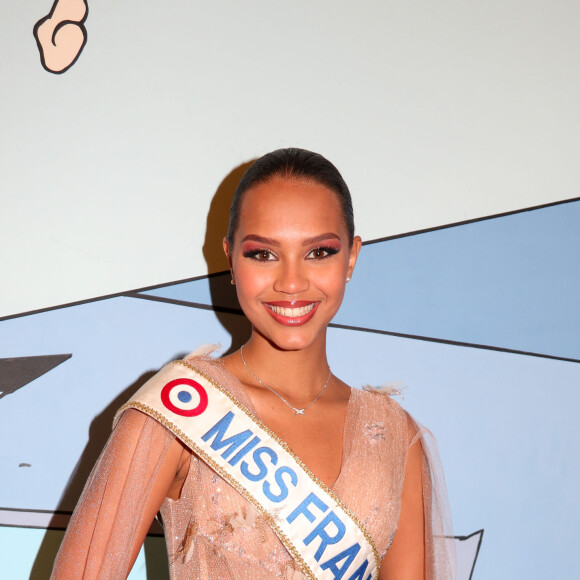 Indira Ampiot, Miss France 2023 (robe Christophe Guillarmé Paris) - Élection de Miss Hauts-de-Seine 2023 au Beffroi de Montrouge. Les Miss et candidates étaient habillées par Christophe Guillarmé Paris. Montrouge le 13 mai 2023. © Christophe Guillarme via Bestimage