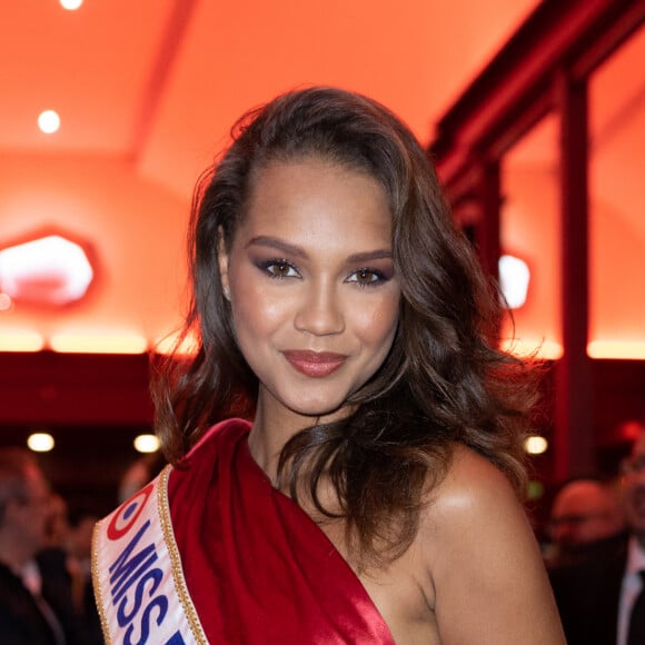 Indira Ampiot, miss France 2023 - Arrivées à la 48ème cérémonie des César à l'Olympia à Paris le 24 février 2023. © Olivier Borde / Dominique Jacovides / Bestimage 