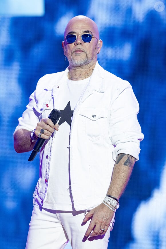 Le musicien va prochaine célébrer ses 60 ans sur scène à l'Accor Arena de Paris
Exclusif - Pascal Obispo lors de l'enregistrement de la soirée "Les 30 ans du sidaction - la soirée événement" au Grand Rex à Paris diffusée le 23 mars 2024 sur France 2. © Cyril Moreau / Coadic Guirec / Bestimage 