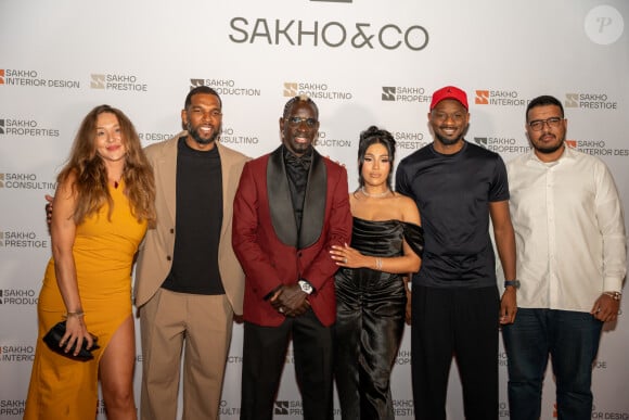 Ryan Babel, Mamadou Sakho et des amis - Soirée de lancement de l'entreprise Sakho & Co, le samedi 16 novembre à Dubaï.