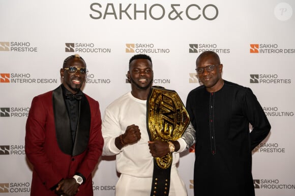 Mamadou Sakho et des amis - Soirée de lancement de l'entreprise Sakho & Co, le samedi 16 novembre à Dubaï.