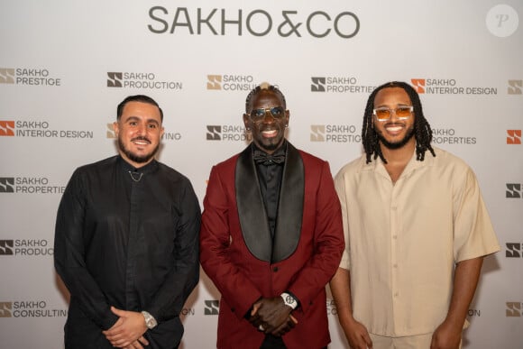 Mamadou Sakho et des amis - Soirée de lancement de l'entreprise Sakho & Co, le samedi 16 novembre à Dubaï.