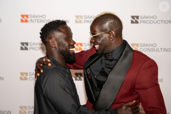 Mamadou Sakho et Bakary Sagna - Soirée de lancement de l'entreprise Sakho & Co, le samedi 16 novembre à Dubaï.