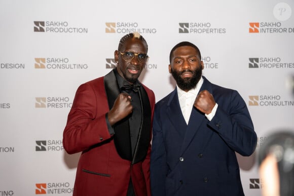 Mamadou Sakho et Cédric Doumbé - Soirée de lancement de l'entreprise Sakho & Co, le samedi 16 novembre à Dubaï.