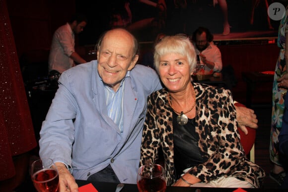 Charles Dumont et sa compagne Florence lors de la soirée d'anniversaire de Pierre-Jean Chalençon (né le 23 juin 1970) au Oh! César-Paris le 29 juin 2022. © Philippe Baldini / Bestimage 