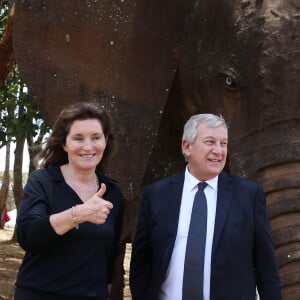 Rendez-vous avec Richard Attias et sa femme Cécilia en marge du sommet One Planet à Nairobi, Kenya le 14 mars 2019. Richard Attias est l'organisateur du One Planet Summit de Nairobi. © Dominique Jacovides / Bestimage 