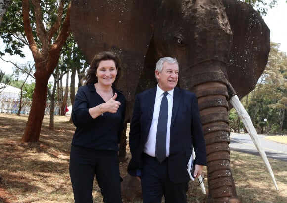 Rendez-vous avec Richard Attias et sa femme Cécilia en marge du sommet One Planet à Nairobi, Kenya le 14 mars 2019. Richard Attias est l'organisateur du One Planet Summit de Nairobi. © Dominique Jacovides / Bestimage 