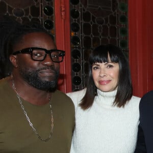 Exclusif - Mathilda May et son mari Sly Johnson - Célébrités au cocktail à la suite de la Générale de la Pièce "Check Up" au Théâtre Antoine à Paris, France, le 2 Octobre 2024. © Bertrand Rindoff / Bestimage 