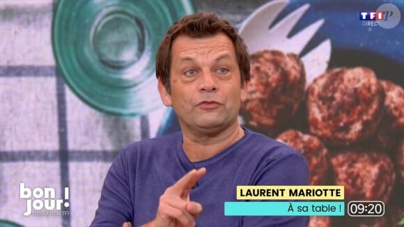 Laurent Mariotte a été invité par Bruce Toussaint à revenir sur son parcours
Laurent Mariotte sur le plateau de "Bonjour !"