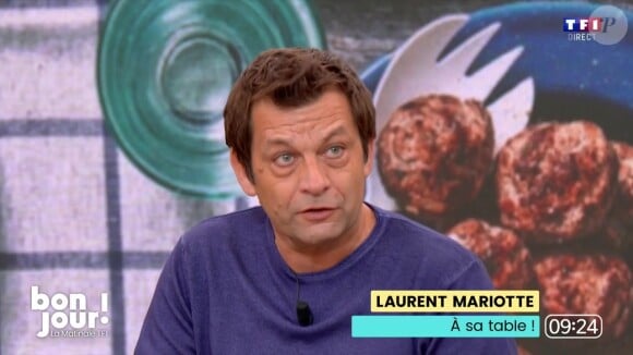 Laurent Mariotte a délaissé la présentation d'émissions pour reprendre le chemin des études
Laurent Mariotte sur le plateau de "Bonjour !"