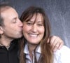 Exclusif - Portrait de Philippe Candeloro avec sa femme Olivia lors de l'enregistrement de l'émission "Chez Jordan de Luxe" à Paris. Le 6 novembre 2024 © Cédric Perrin / Bestimage