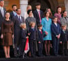 C'était la fête nationale monégasque !
la princesse Alexandra de Hanovre, Pierre Casiraghi, Beatrice Borromeo, Charlotte Casiraghi, Tatiana Santo Domingo, Andrea casiraghi dans la cour du palais princier le jour de la fête nationale de Monaco © Jean-Charles Vinaj / Pool Monaco / Bestimage 