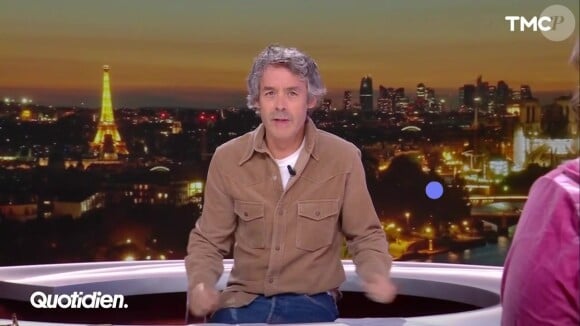 Chaque soir, Yann Barthès anime "Quotidien" sur TMC
Yann Barthès sur le plateau de "Quotidien"