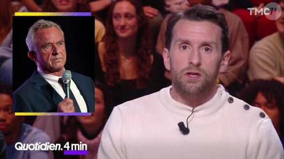 Depuis le plateau de "Quotidien", Pablo Mira décrypte à sa manière l'actualité de la journée écoulée
Pablo Mira sur le plateau de "Quotidien"