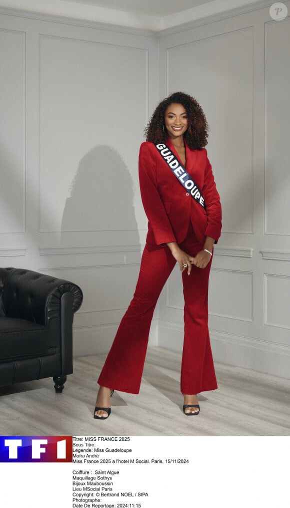 Moïra André, Miss Guadeloupe 2024 en route pour Miss France 2025.