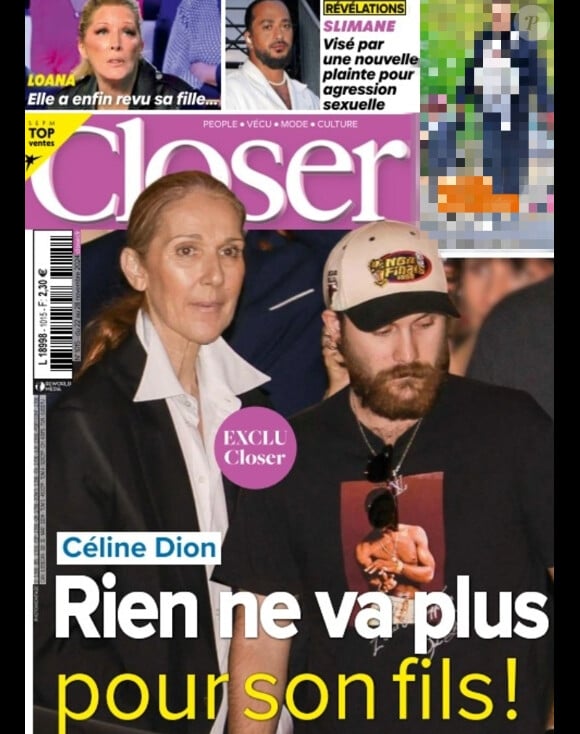 A en croire les informations du magazine "Closer" à découvrir ce vendredi 22 novembre 2024, son fiston se serait récemment séparée de sa fiancée Angelique Weckenmann...
(Capture magazine Closer)