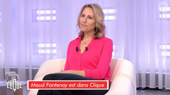 Maud Fontenoy face à Mouloud Achour sur le plateau de "Clique".
(Capture Canal+)