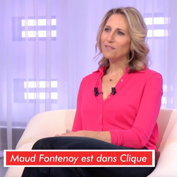 Maud Fontenoy face à Mouloud Achour sur le plateau de "Clique".
(Capture Canal+)