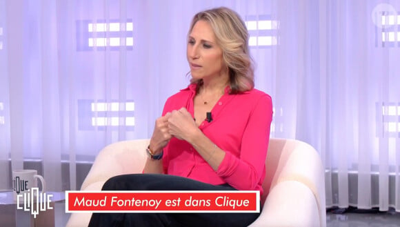 Maud Fontenoy face à Mouloud Achour sur le plateau de "Clique".
(Capture Canal+)