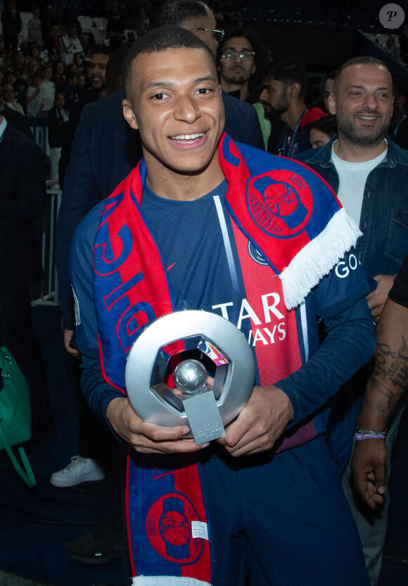 Kylian Mbappé - Dernier match de Kylian Mbappé (25 ans) avec le PSG en Ligue 1 Uber Eats lors de la rencontre "PSG-Toulouse" (1-3) au Parc des Princes à Paris le 12 mai 2024.